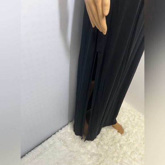 Lysse Lined Shaper Layered Maxi Dress Black Large - Picture 5 of 10